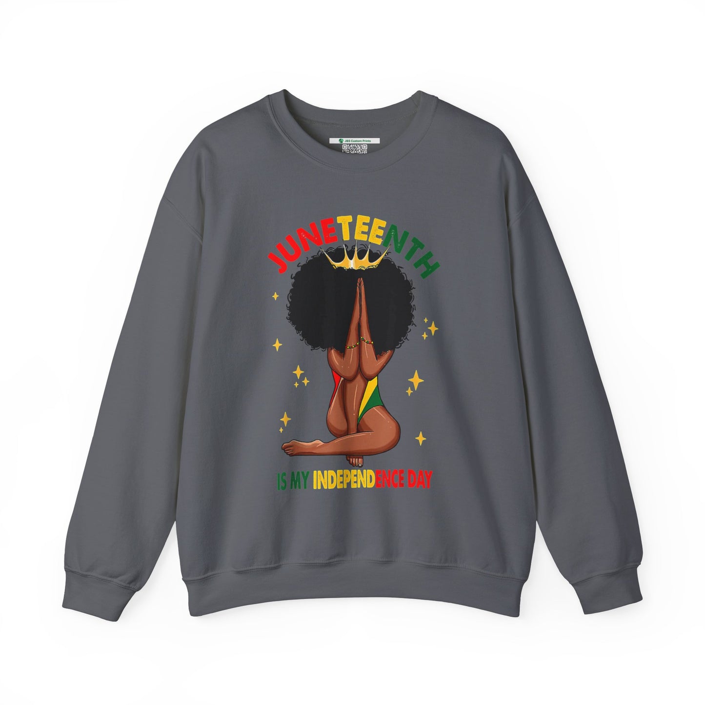 Juneteenth -- My Independence Day (Adult Unisex Crewneck Sweatshirt)
