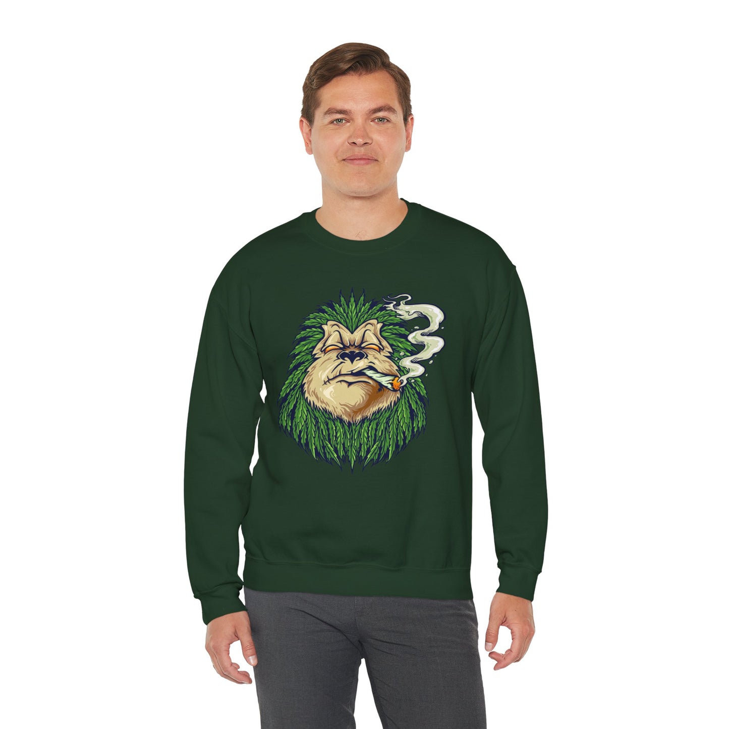 Cannabis (Adult Unisex Crewneck Sweatshirt)