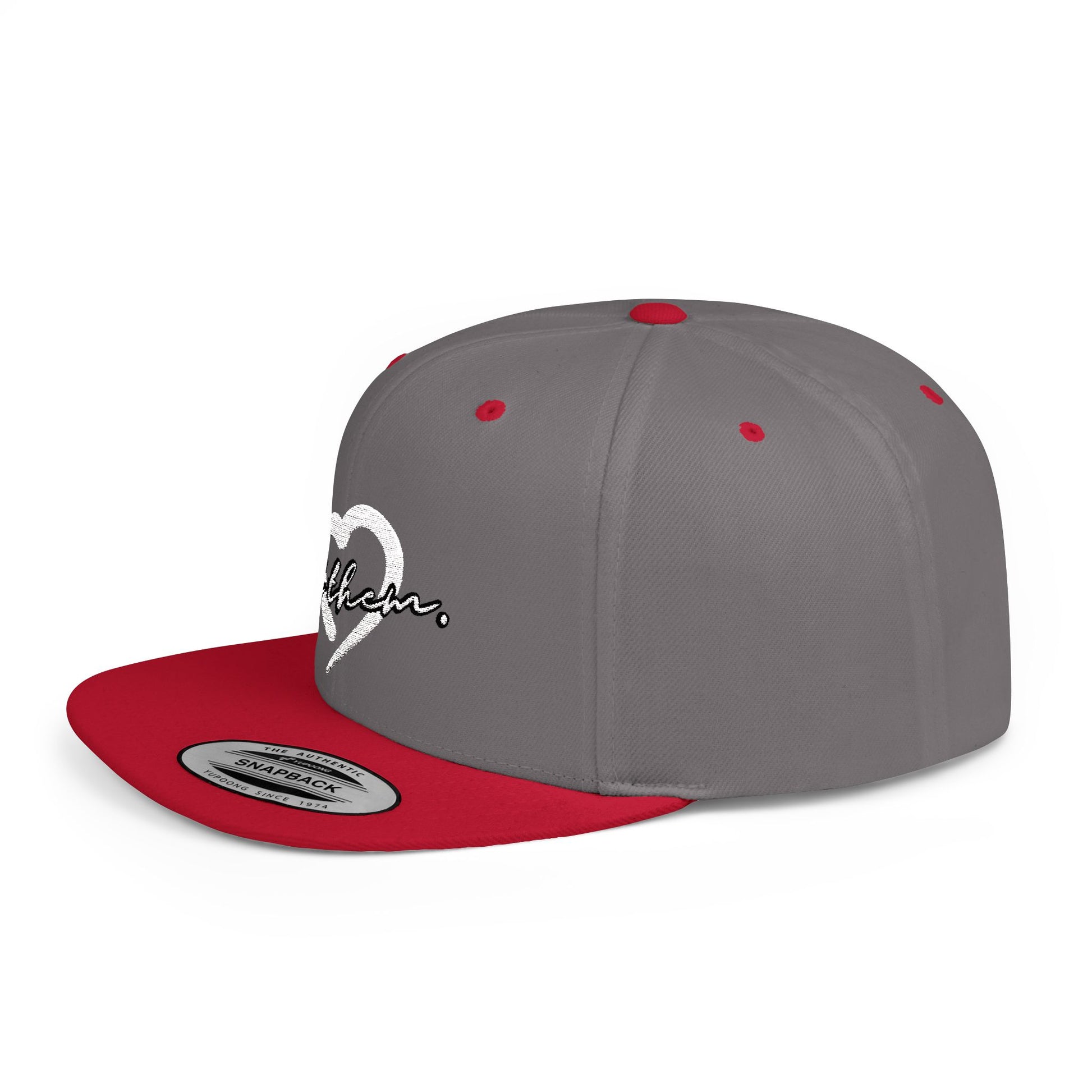 Let Them (Embroidered Snapback Flat-Bill Cotton Hat) - J&S Custom Prints