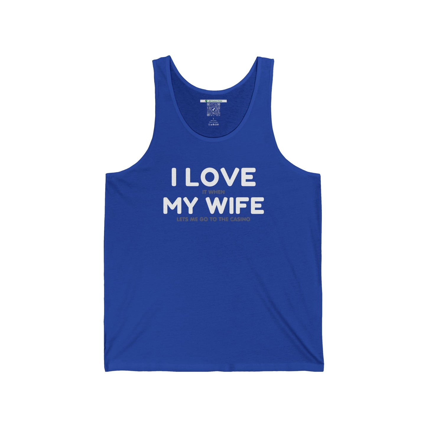 I Love My Wife (Adult Unisex Tank Top)