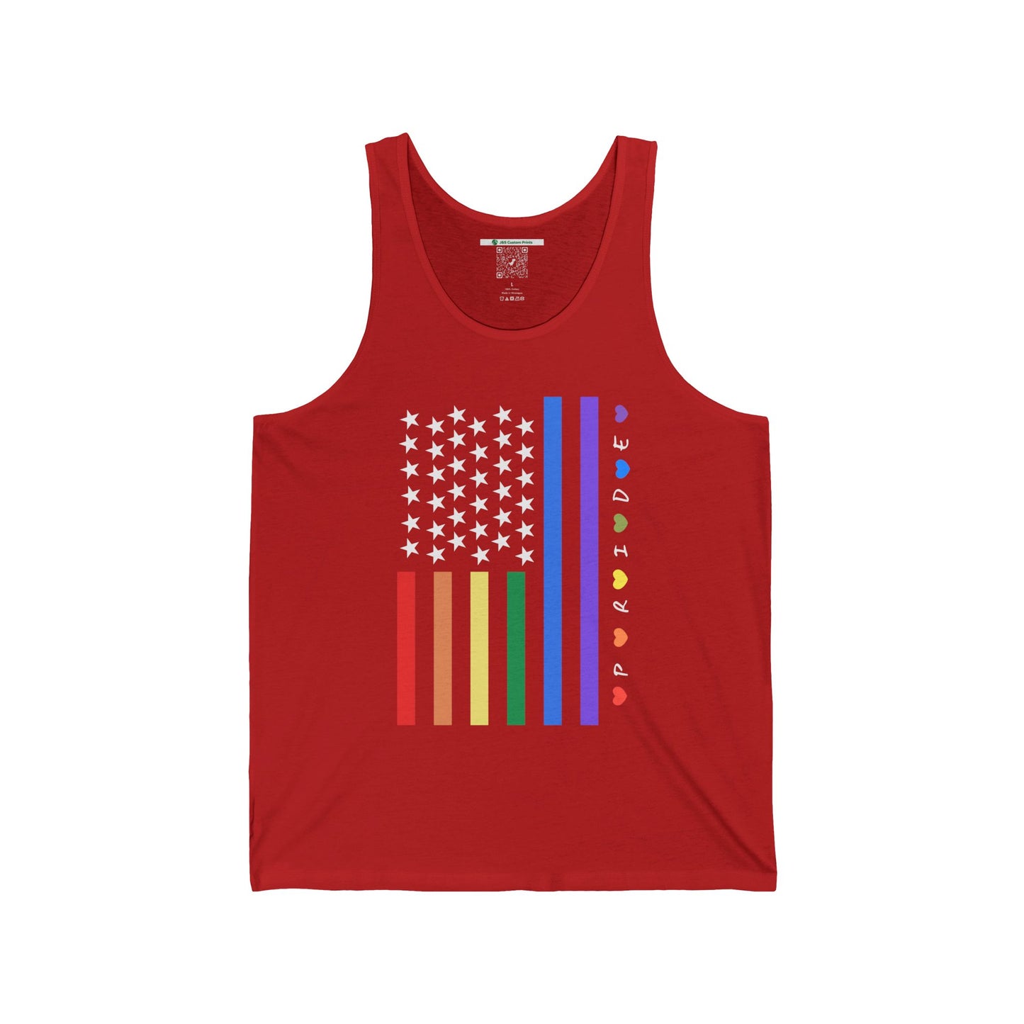 Pride Flag (Adult Unisex Tank Top)