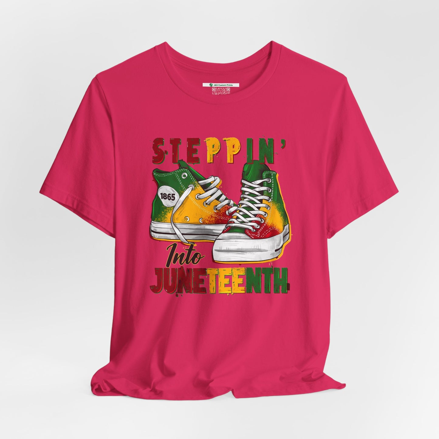 Steppin' Into Juneteenth (Adult Unisex Tee)