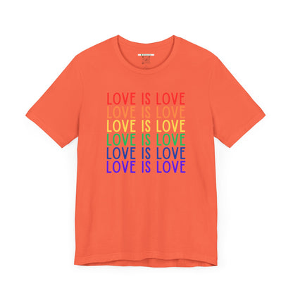 LGBTQ+ "Love Is Love" (Adult Unisex Tee)