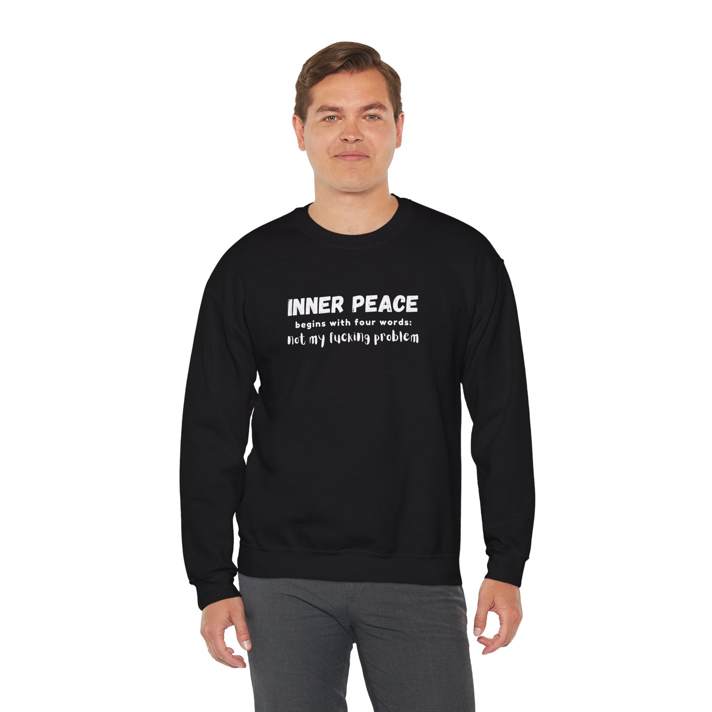 Inner Peace (Adult Unisex Crewneck Sweatshirt)