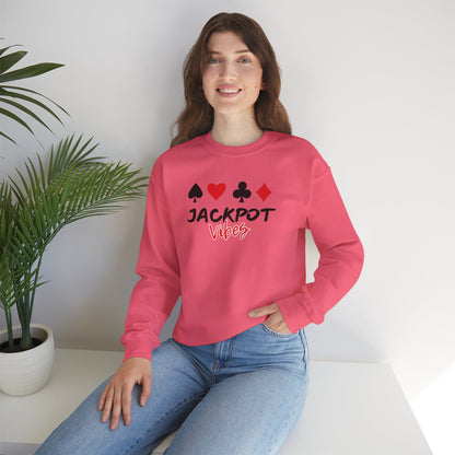 Jackpot Vibes (Adult Unisex Crewneck Sweatshirt)