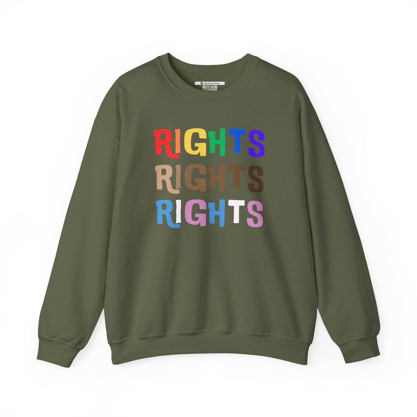 Equal Rights (Adult Unisex Crewneck Sweatshirt)