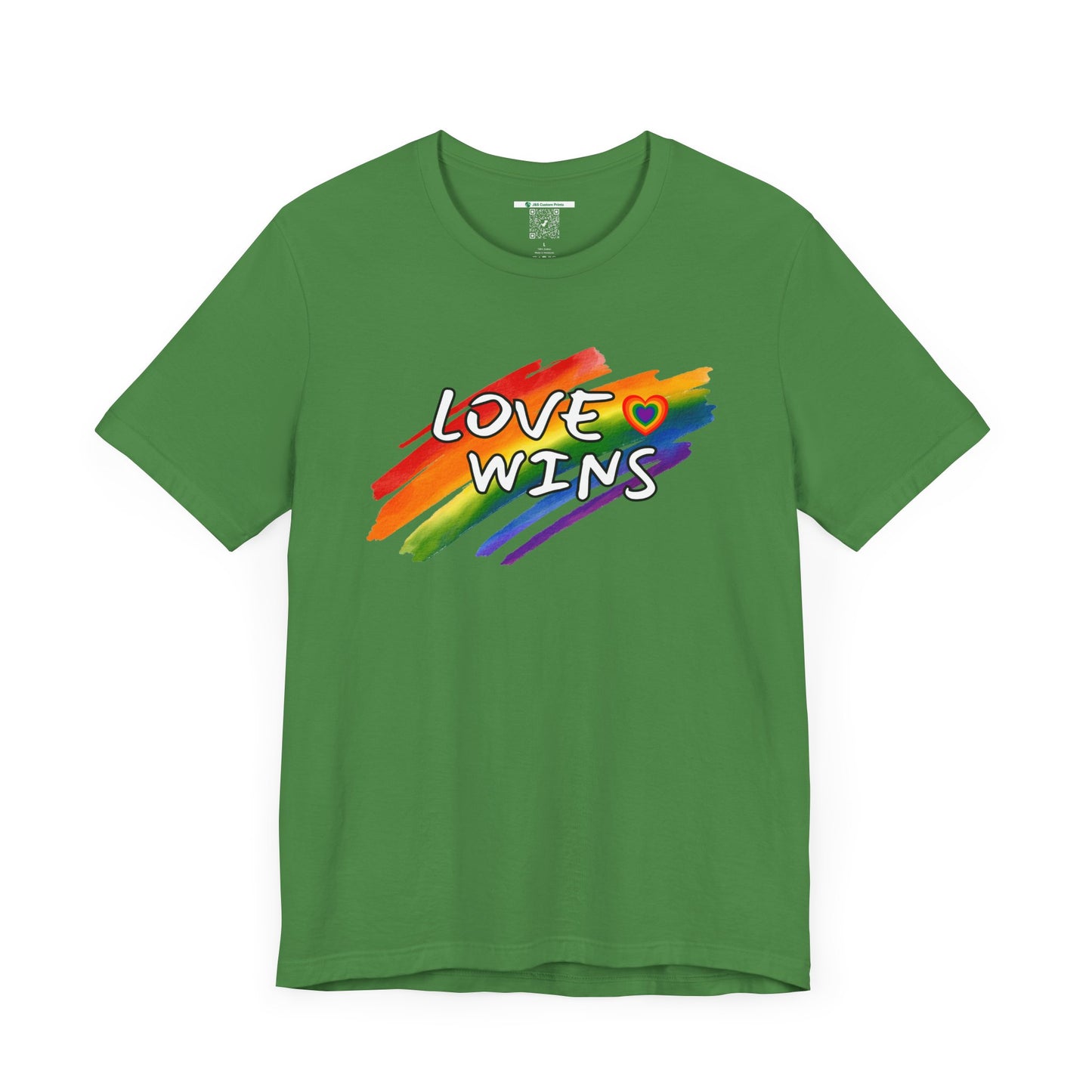 LGBTQ+ "Love Wins" (Adult Unisex Tee)