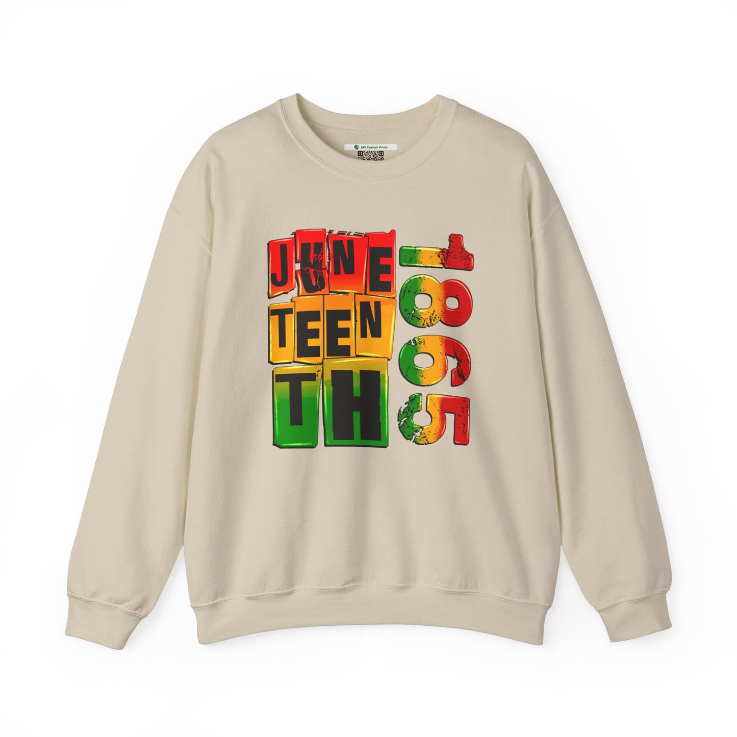 Juneteenth 1865 (Adult Unisex Crewneck Sweatshirt)