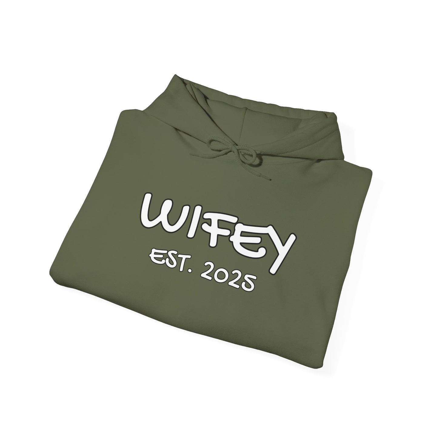 Matching Marriage Set -- "Wifey" (Adult Unisex Hooded Sweatshirt)