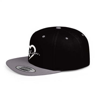 Let Them (Embroidered Snapback Flat-Bill Cotton Hat) - J&S Custom Prints