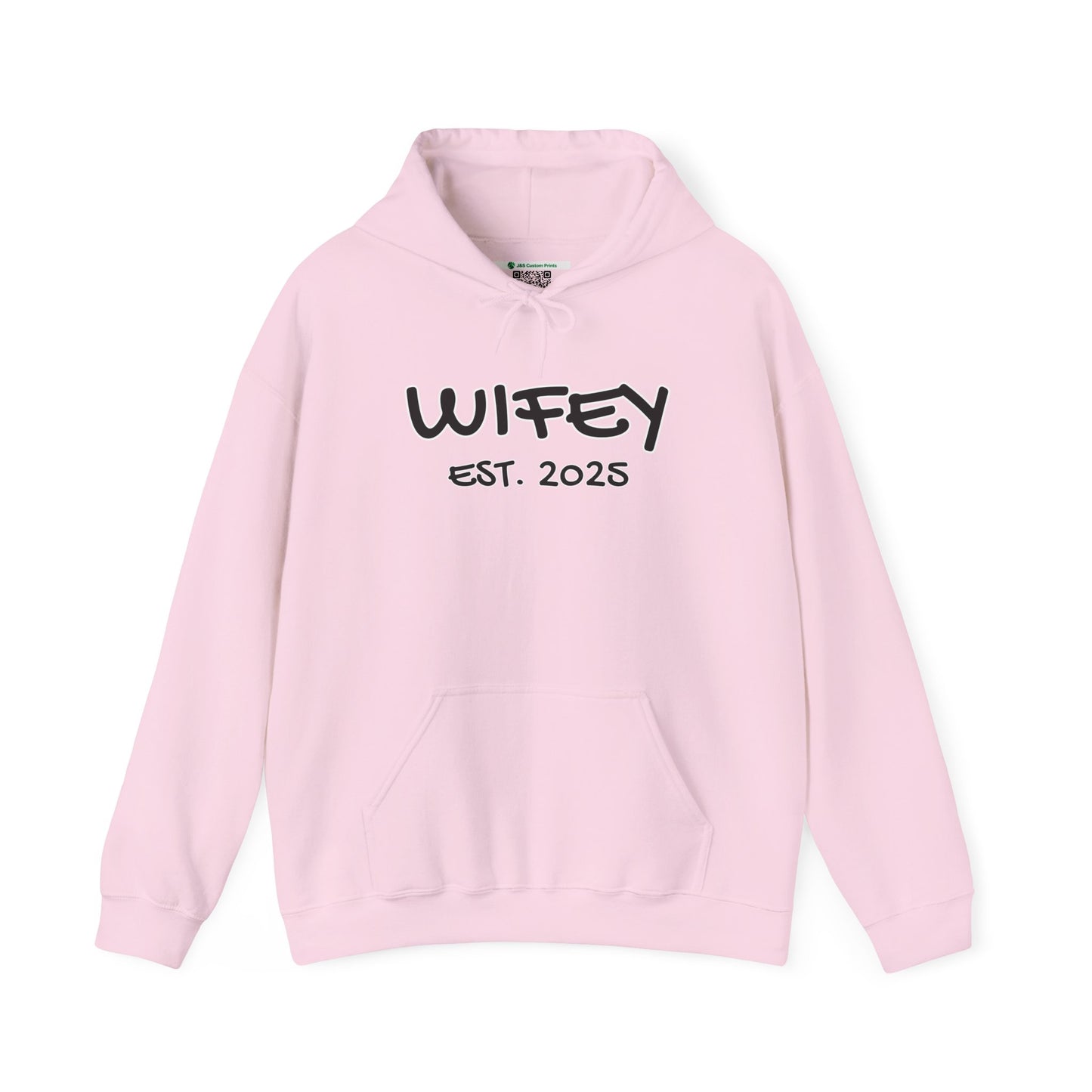 Matching Marriage Set -- "Wifey" (Adult Unisex Hooded Sweatshirt)
