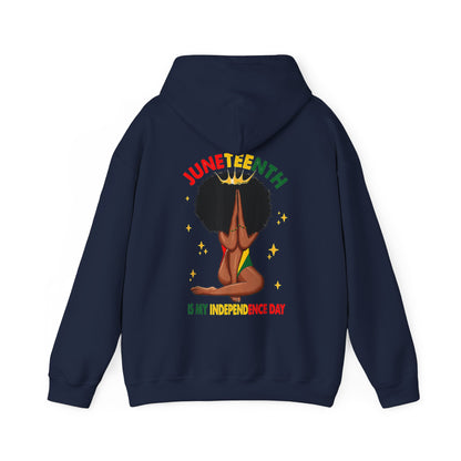 Juneteenth -- My Independence Day (Adult Unisex Hooded Sweatshirt)