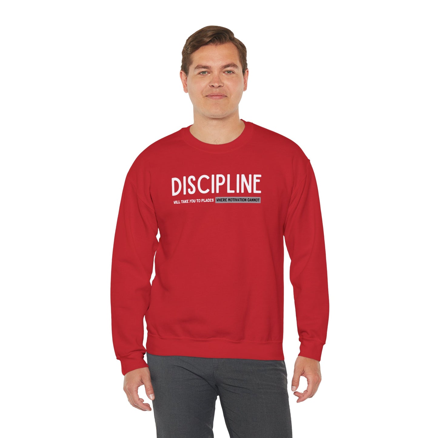 Discipline (Adult Unisex Crewneck Sweatshirt)