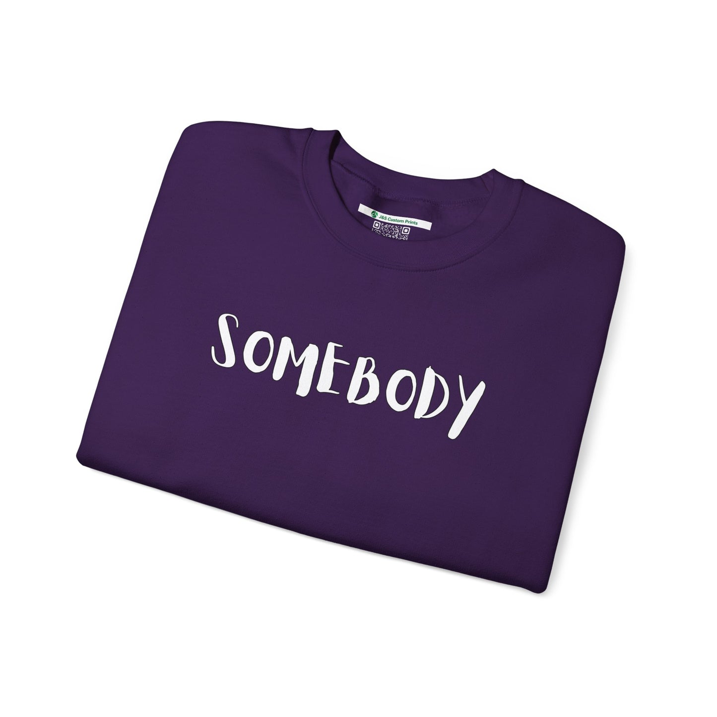 Matching Couple's Set -- "Somebody" (Adult Unisex Crewneck Sweatshirt)
