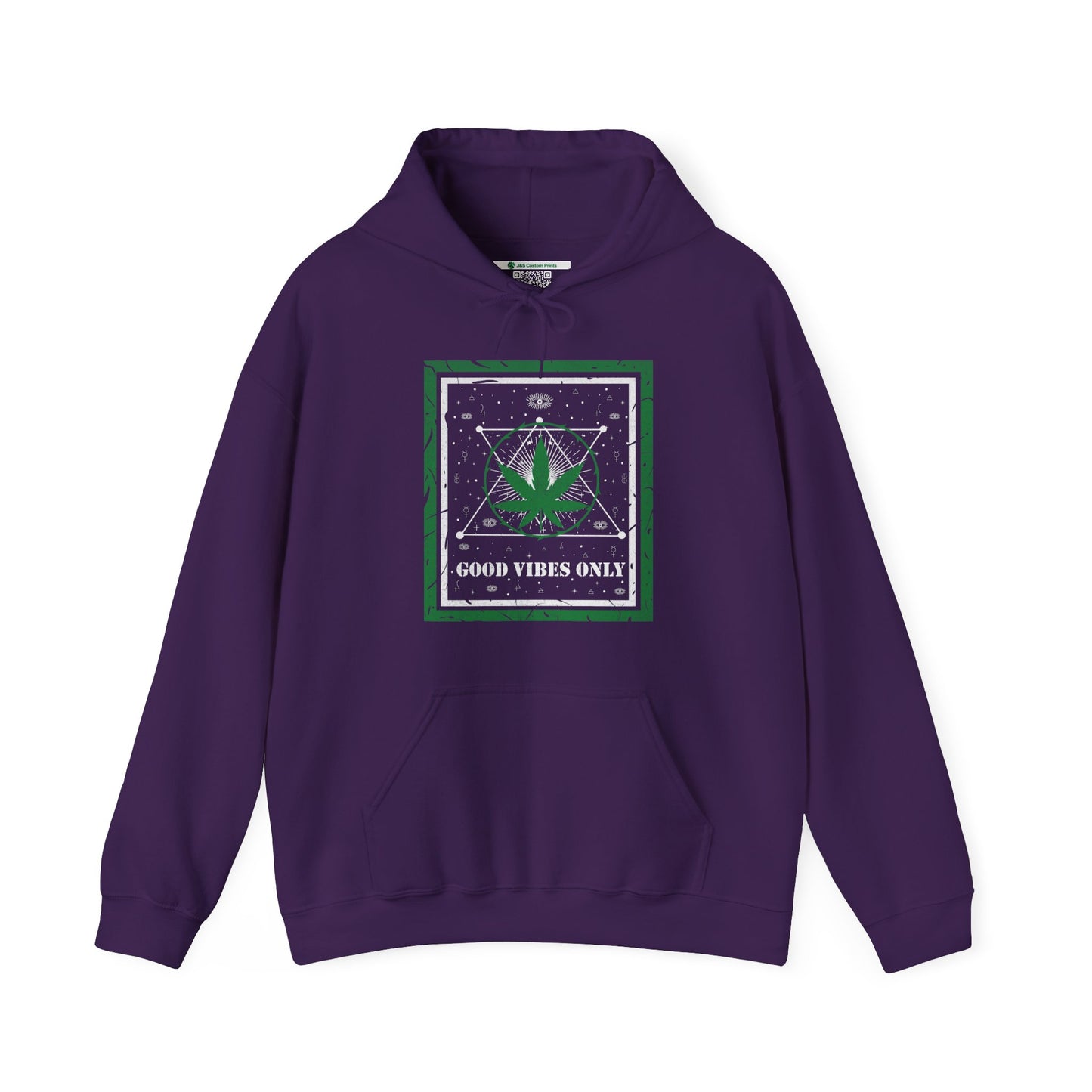 Cannabis -- Good Vibes Only (Adult Unisex Hooded Sweatshirt)