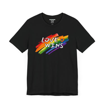 LGBTQ+ "Love Wins" (Adult Unisex Tee)