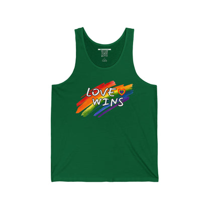 LGBTQ+ "Love Wins" (Adult Unisex Tank Top)