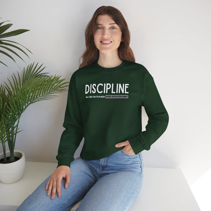 Discipline (Adult Unisex Crewneck Sweatshirt)