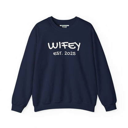 Matching Marriage Set -- "Wifey" (Adult Unisex Crewneck Sweatshirt)