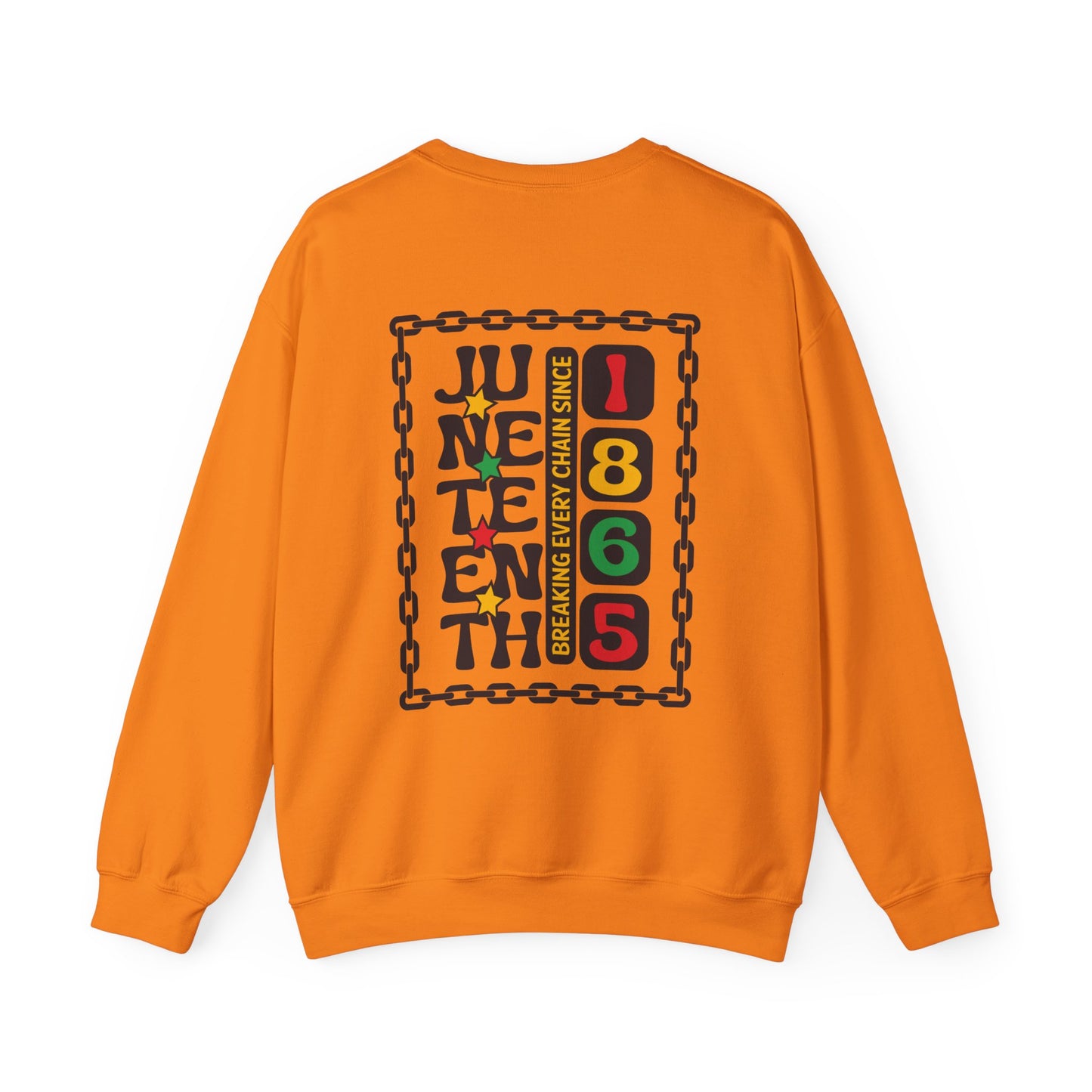 Juneteenth -- Breaking Every Chain (Adult Unisex Crewneck Sweatshirt)