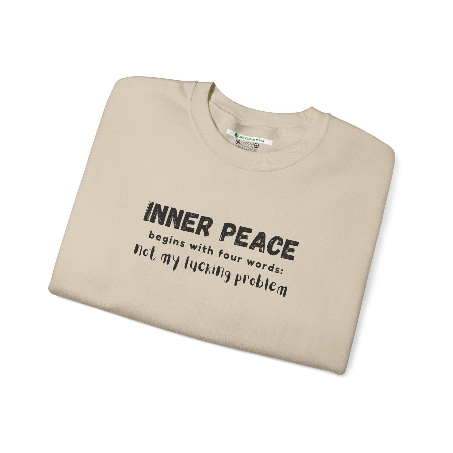 Inner Peace (Adult Unisex Crewneck Sweatshirt)