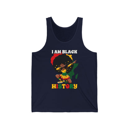 I Am Black History (Adult Unisex Tank Top) - J&S Custom Prints