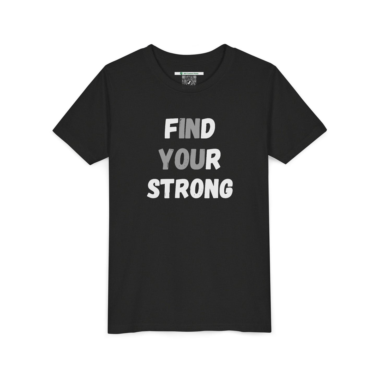 Find Your Strong -- Simple Design (Youth Unisex Tee)