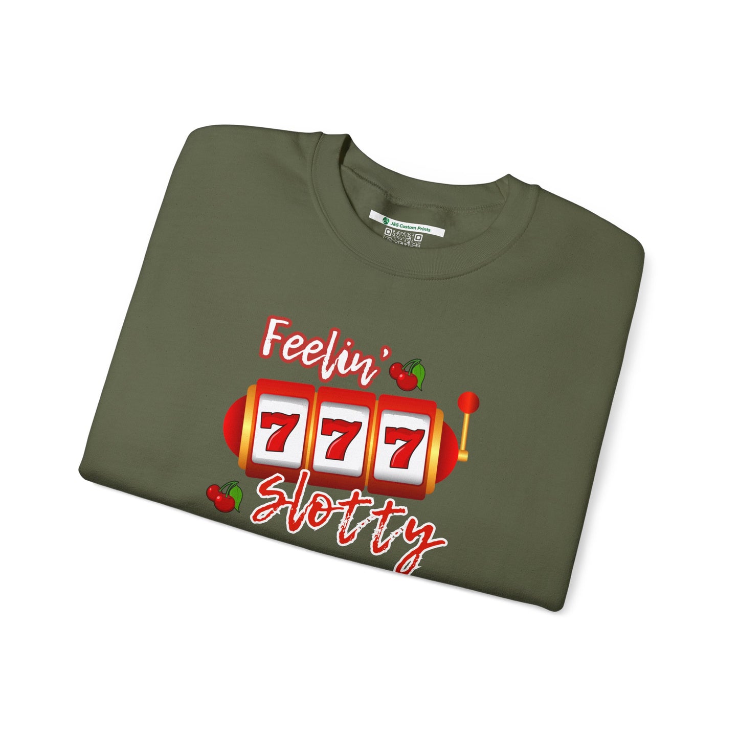 Feelin' Slotty (Adult Unisex Crewneck Sweatshirt)