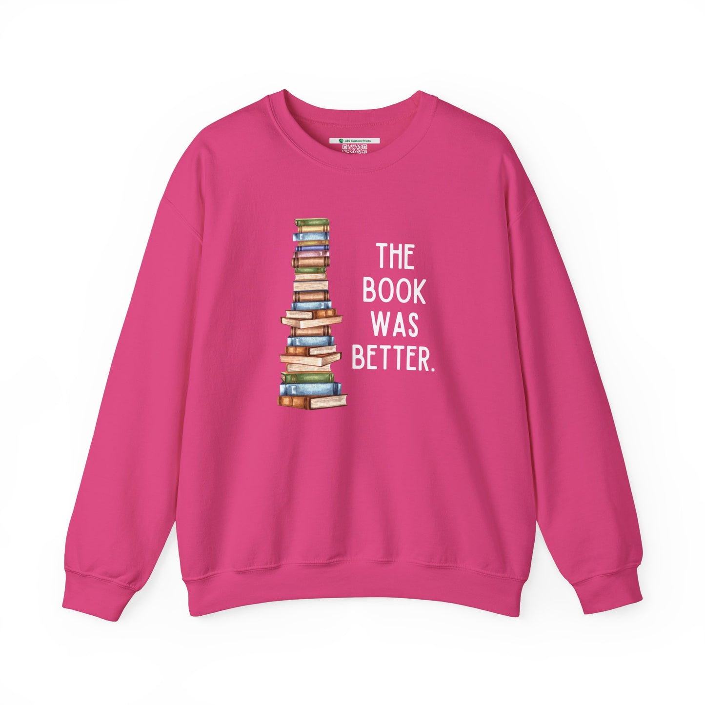 The Book Was Better [2] (Adult Unisex Crewneck Sweatshirt)