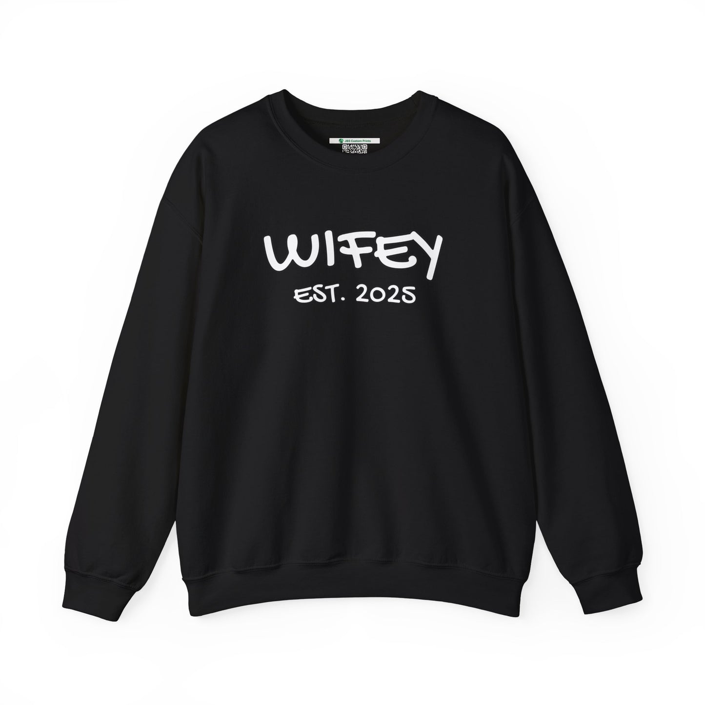 Matching Marriage Set -- "Wifey" (Adult Unisex Crewneck Sweatshirt)