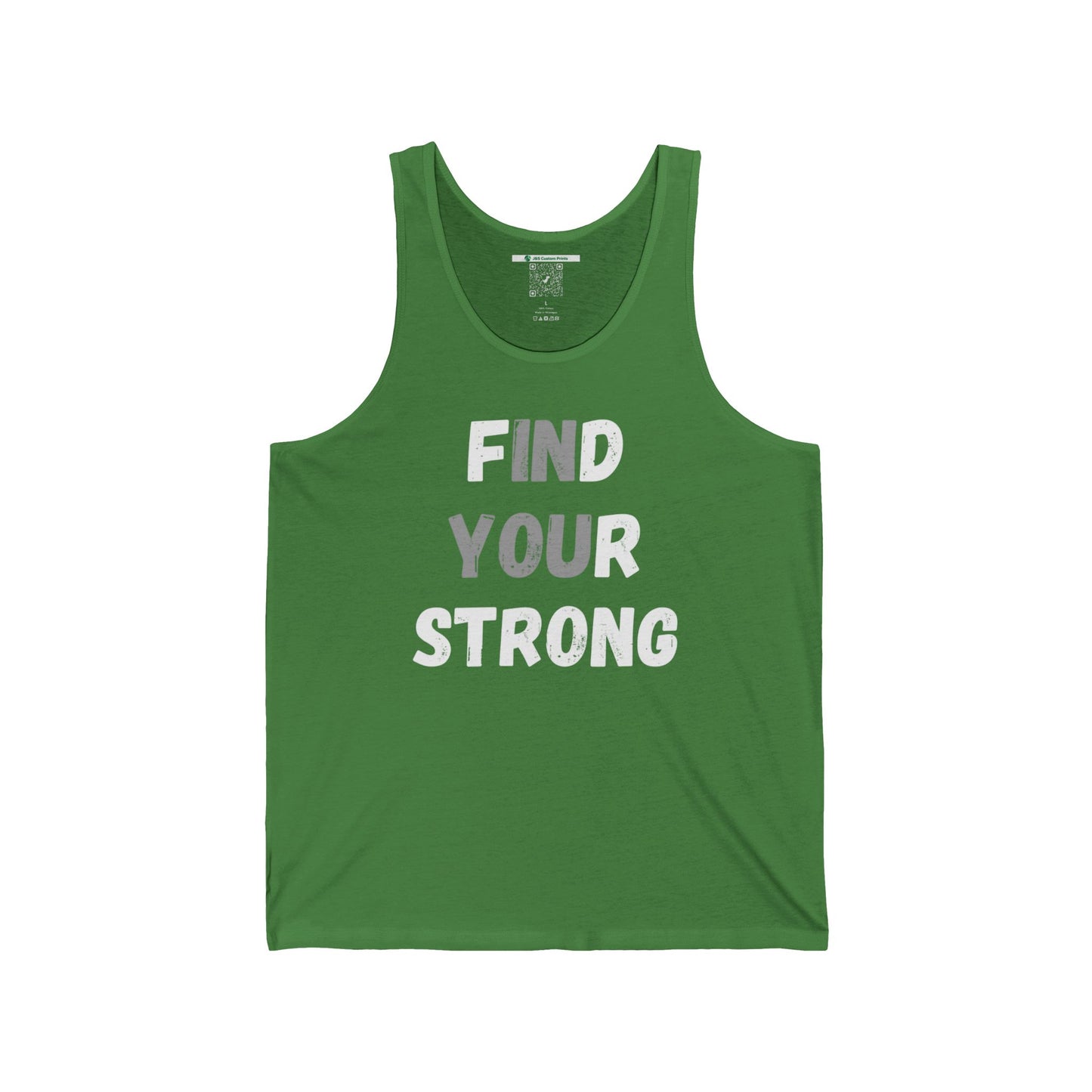 Find Your Strong -- Simple Design (Adult Unisex Tank Top)