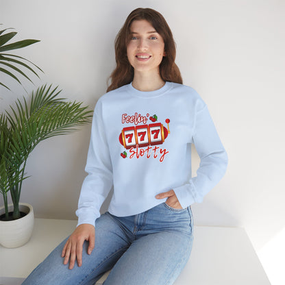 Feelin' Slotty (Adult Unisex Crewneck Sweatshirt)