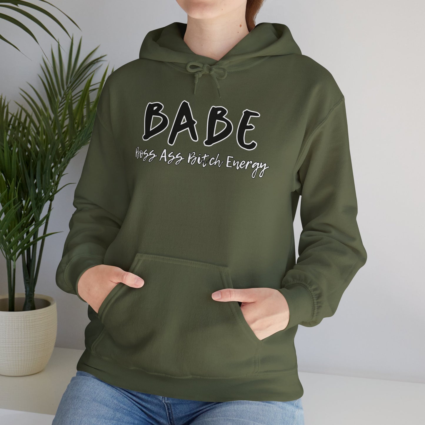 BABE (Adult Unisex Hooded Sweatshirt)