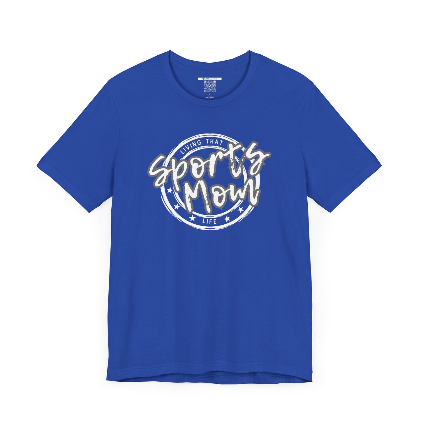 Sports Mom -- Gray Font (Adult Unisex Tee)