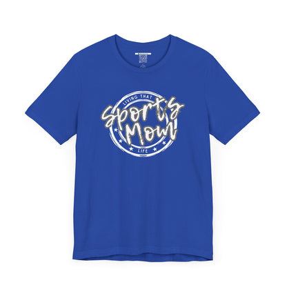 Sports Mom -- Gray Font (Adult Unisex Tee)