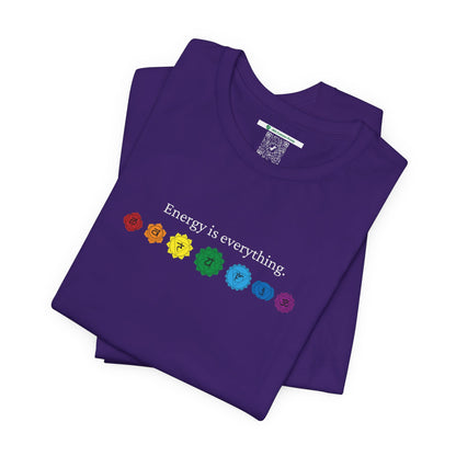 Energy is Everything -- Chakras (Adult Unisex Tee)