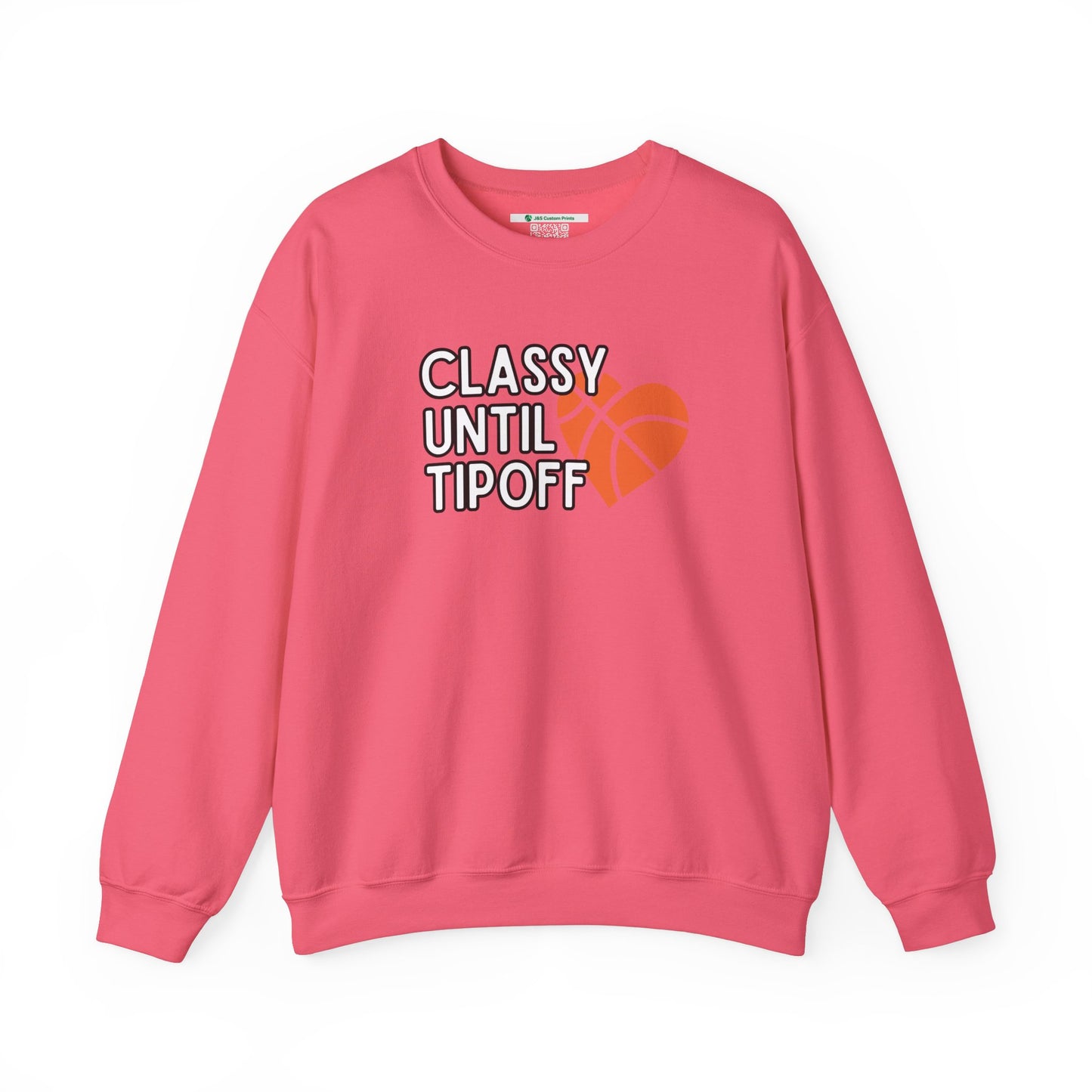 Classy Until Tipoff (Adult Unisex Crewneck Sweatshirt)