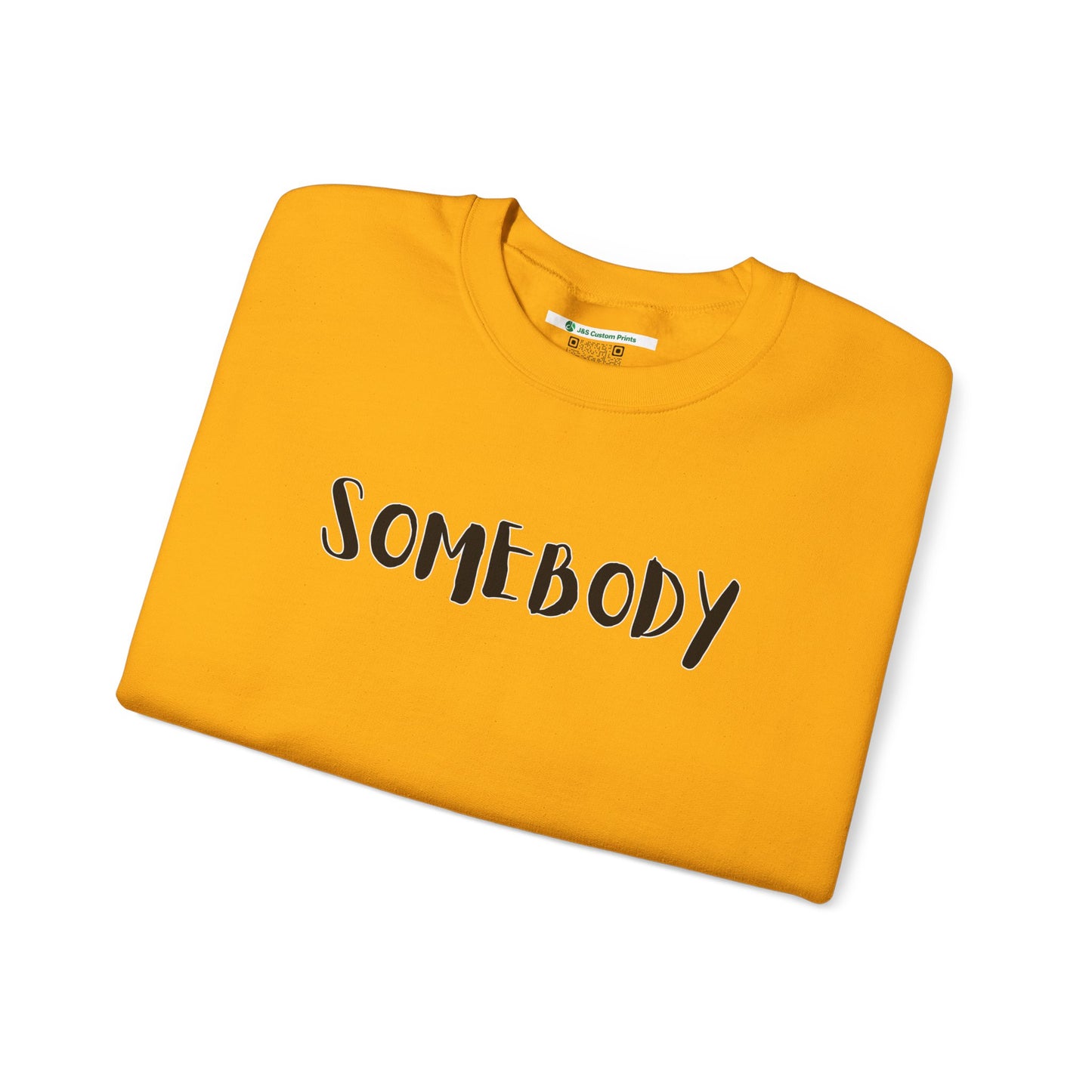 Matching Couple's Set -- "Somebody" (Adult Unisex Crewneck Sweatshirt)