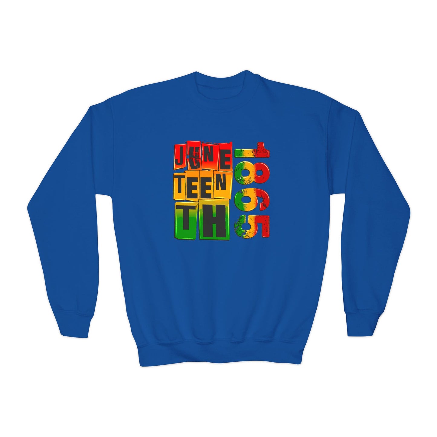 Juneteenth 1865 (Youth Unisex Crewneck Sweatshirt)