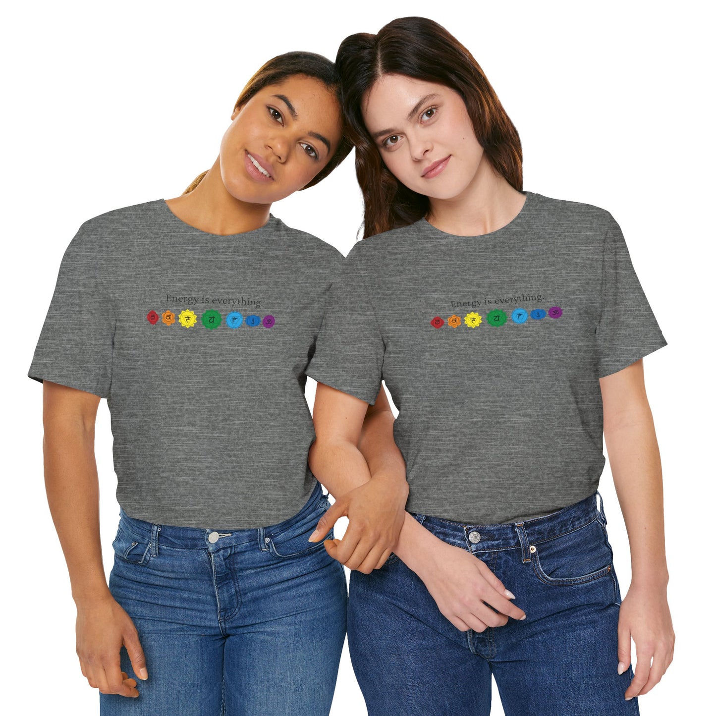 Energy is Everything -- Chakras (Adult Unisex Tee)