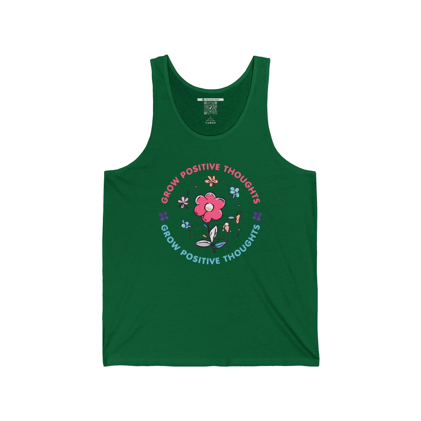 Grow Positive Thoughts (Adult Unisex Tank Top)