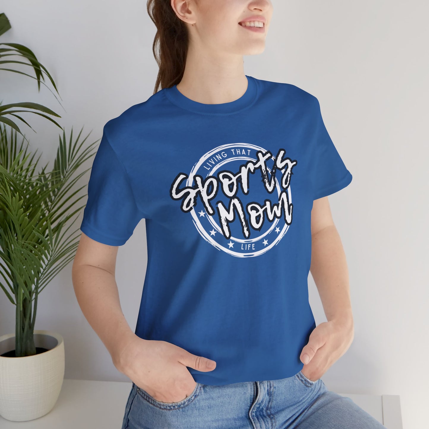 Sports Mom -- Black Font (Adult Unisex Tee)