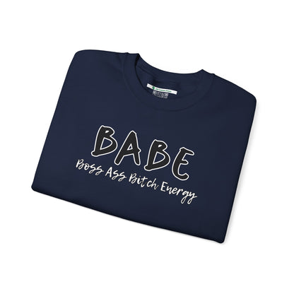 BABE (Adult Unisex Crewneck Sweatshirt)