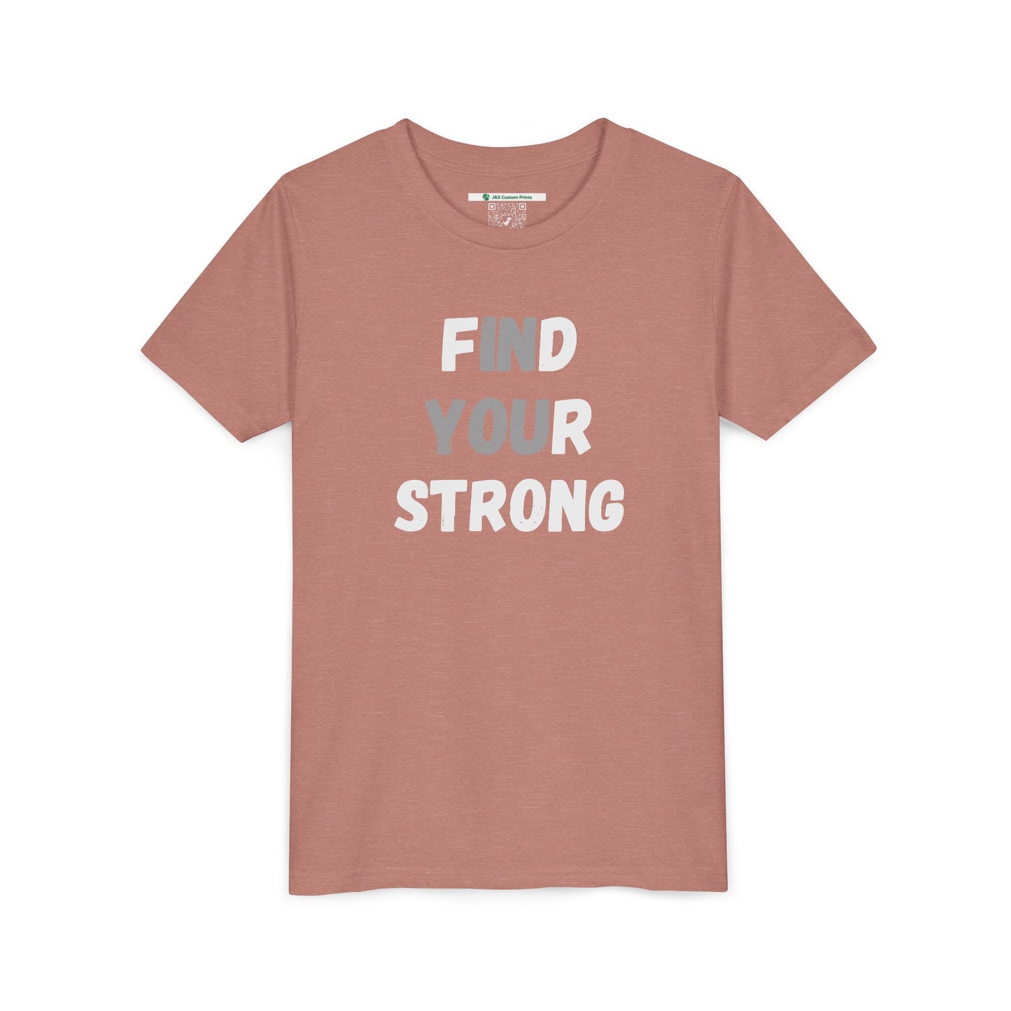 Find Your Strong -- Simple Design (Youth Unisex Tee)