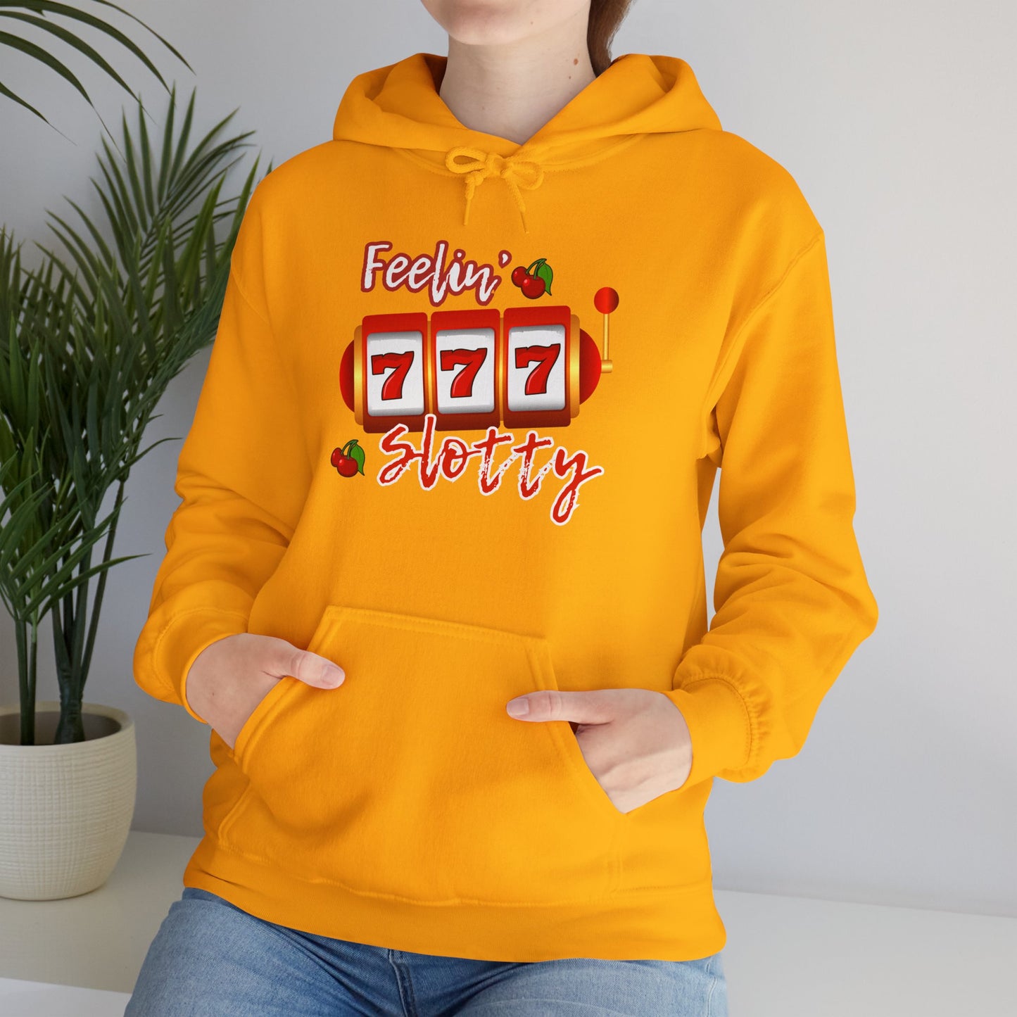 Feelin' Slotty (Adult Unisex Hooded Sweatshirt)