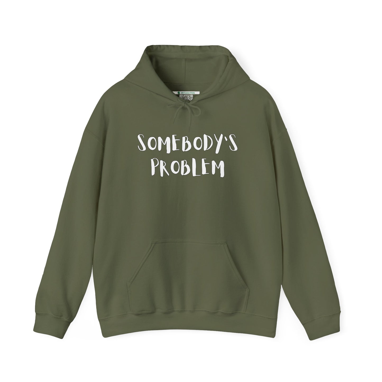 Matching Couple's Set -- "Somebody's Problem" (Adult Unisex Hooded Sweatshirt)