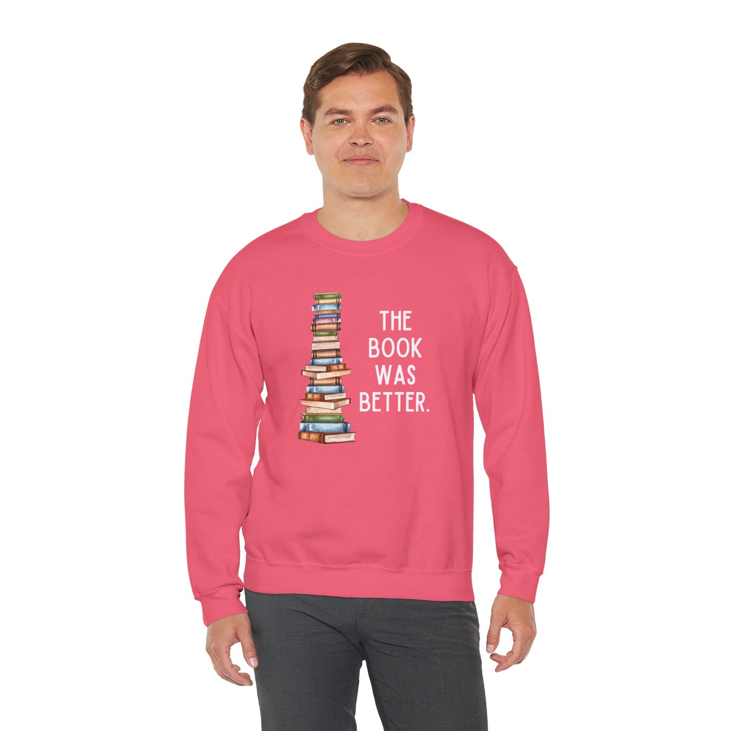The Book Was Better [2] (Adult Unisex Crewneck Sweatshirt)