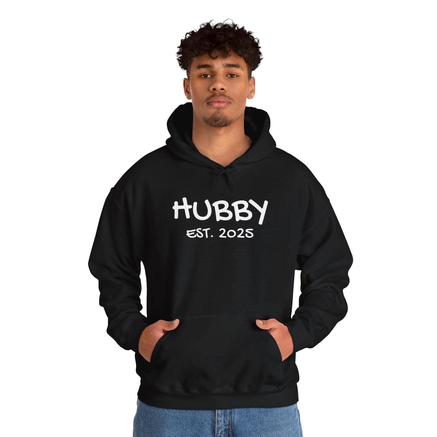 Matching Marriage Set -- "Hubby" (Adult Unisex Hooded Sweatshirt)