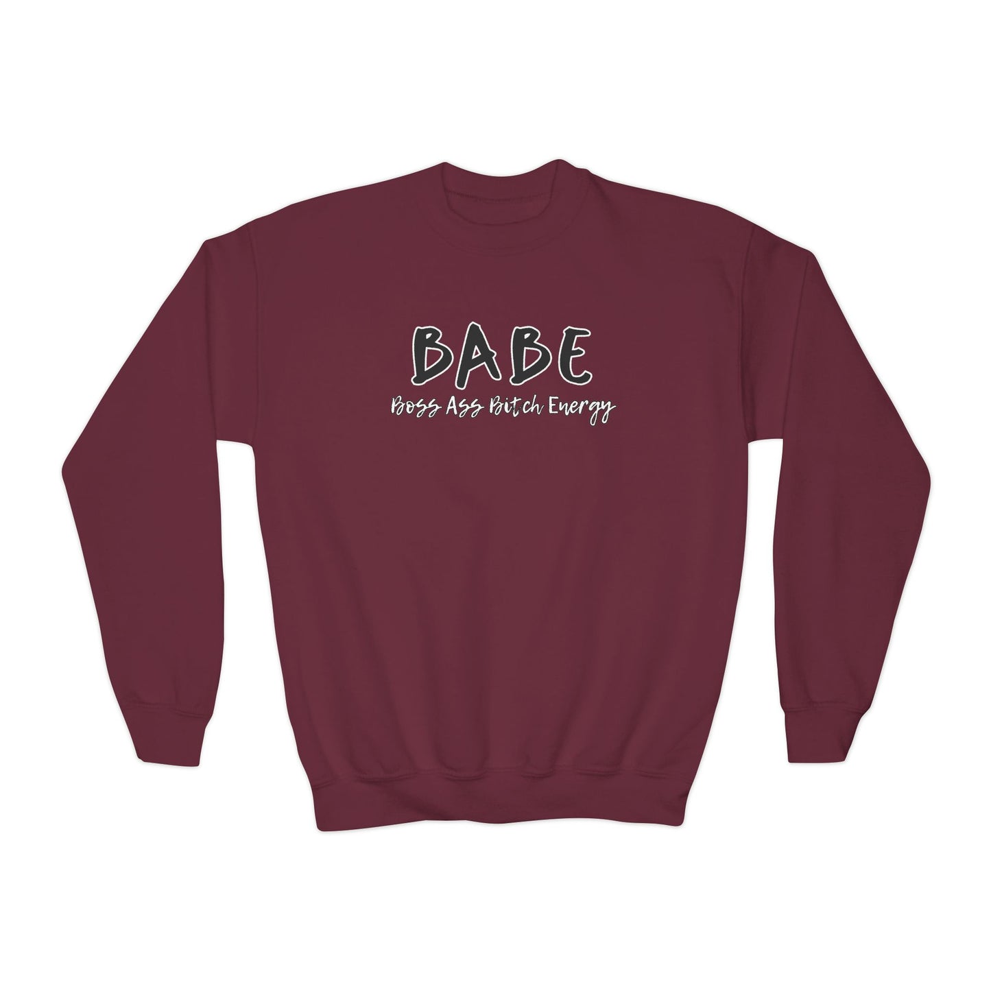 BABE (Youth Unisex Crewneck Sweatshirt)
