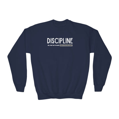 Discipline (Youth Unisex Crewneck Sweatshirt)
